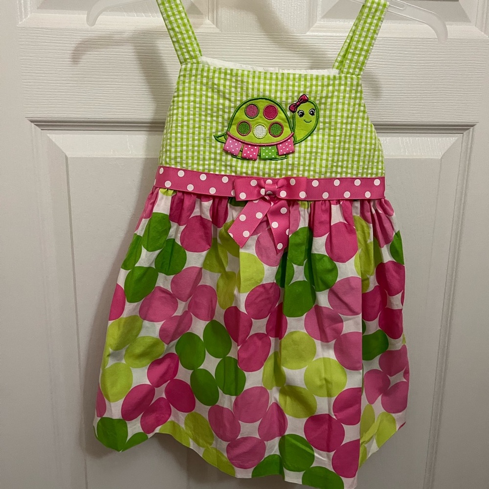 Girls Turtle Detail Dress